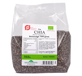 Image of Chia frø Økologiske - 500 gram