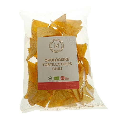 Image of Tortillachips med chili Økologiske - 125 gram