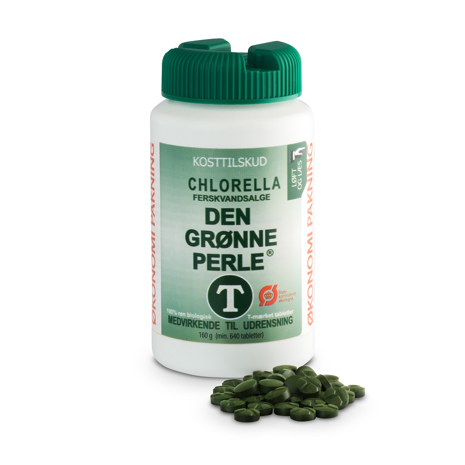 Image of Chlorella den grønne perle - 640 tabletter