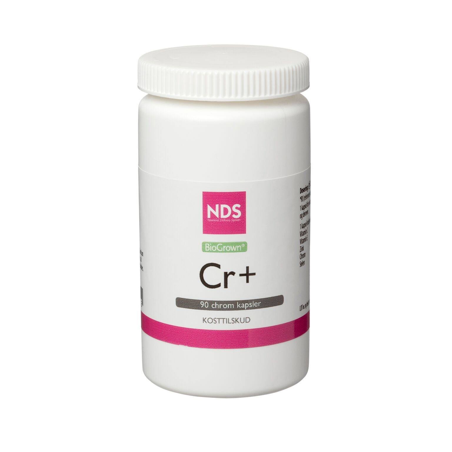 Image of NDS Cr+ Chrom 60 mcg - 90 tabletter