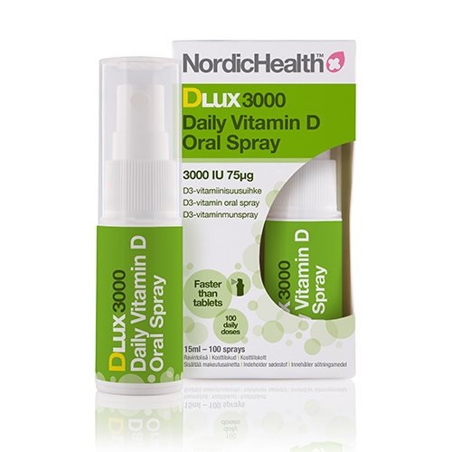 Image of Dlux 3000 D3 vitaminoral spray NordicHealth 15 ml