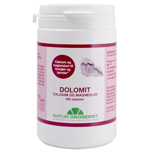 Image of Dolomit tabletter med magnesium - 400 stk.