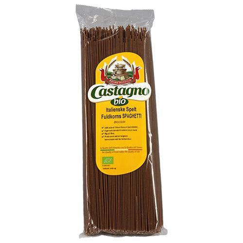 Image of Fuldkorns Speltspaghetti fra Castagno Øko - 500 gr