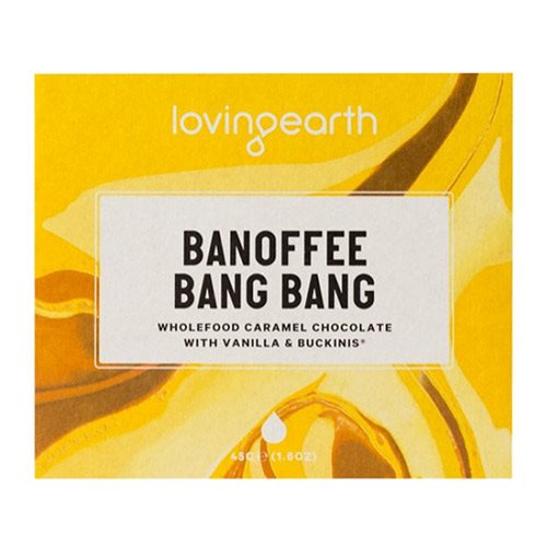 Image of Chokolade Banoffee Bang Bang Loving Earth Ø - 45 g