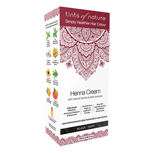 Image of Tints of Nature Hårfarve Henna Creme Black