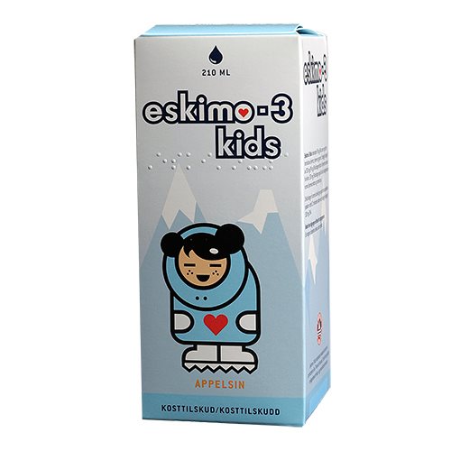 Image of Eskimo-3 Kids med appelsinsmag - 210 ml.