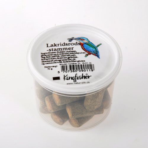 Image of Lakridsrodsstammer - 70 gram