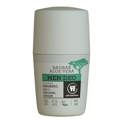 Image of MEN Deo roll-on AloeVera & Baobab - 50 ml.