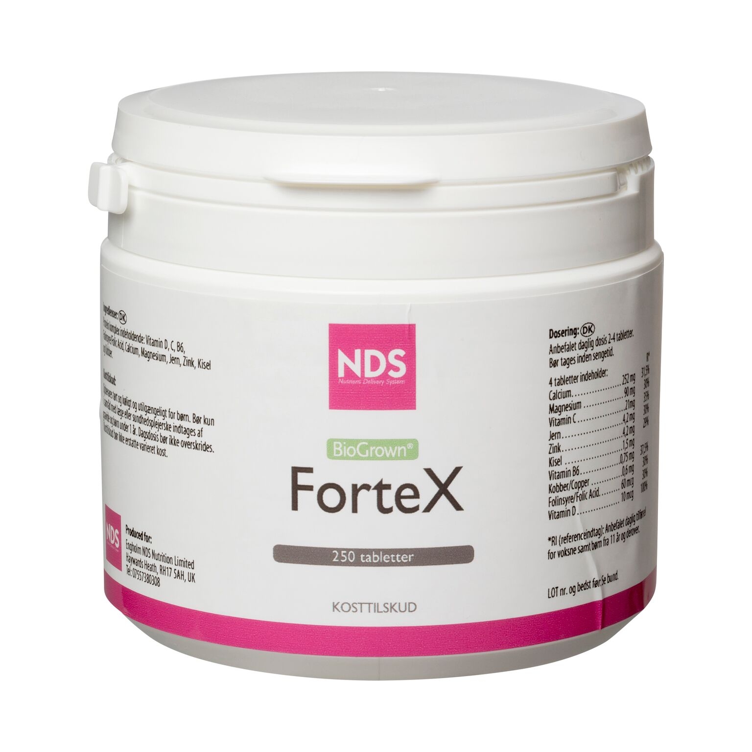 Image of NDS ForteX - 250 tabletter