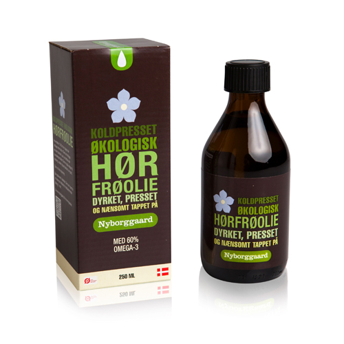 Image of Nyborggaard Hørfrøolie Økologisk - 250 ml