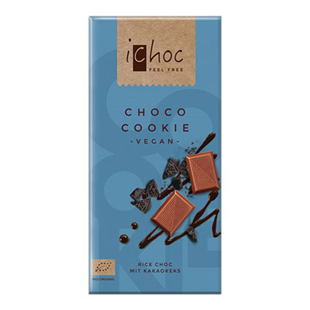 Image of Ichok choco cookie vegansk øko chokolade 80 gram