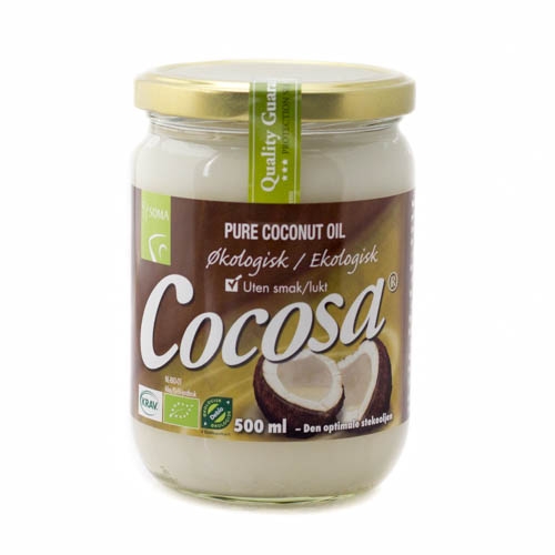 Image of Cocosa ren kokosolie, som stegeolie - 500 ml.