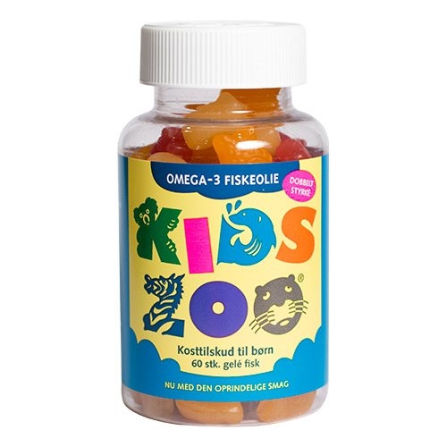 Image of Kids Zoo Omega 3 gelé fisk - 60 stk.