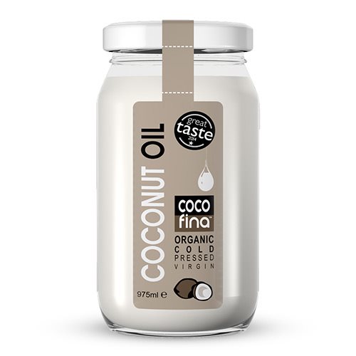 Image of Kokosolie koldpresset jomfru Cocofina Øko - 975 ml