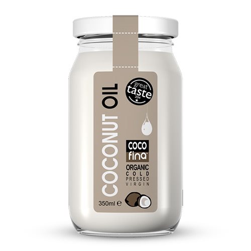 Image of Kokosolie koldpresset jomfru Cocofina Øko - 350 ml