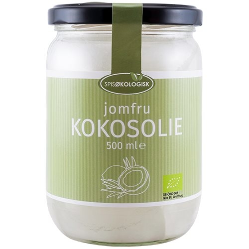 Image of Kokosolie koldpresset Øko - 500 ml.