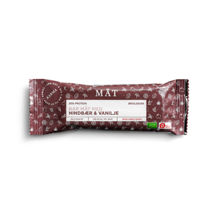 Image of MÄT bar hindbær & vanilje Økologisk - 40 gram