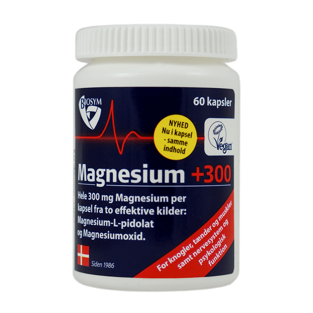 Image of Biosym Magnesium +300 (60 kapsler)