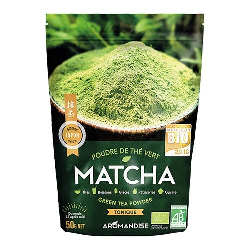 Image of Matcha te (grøn te pulver) Øko - 50 gram