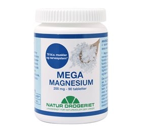 Image of Mega Magnesium 200 mg. - 90 tabletter