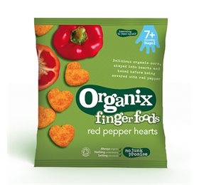 Image of Organix peberfrugthjerter fra 7 mdr. Øko - 20 gram