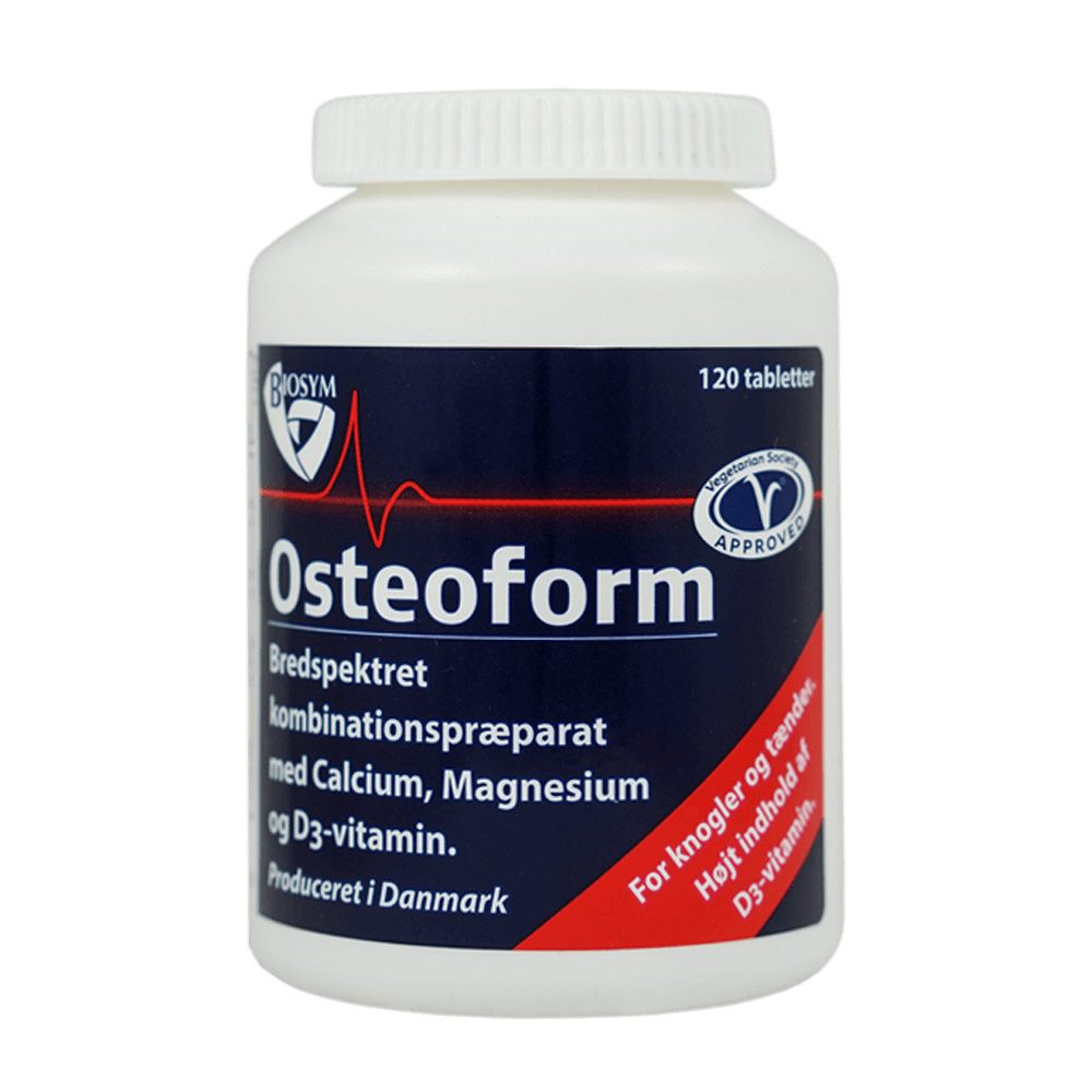 Image of Biosym Osteoform 20 mcg D-vitamin (120 tabletter)