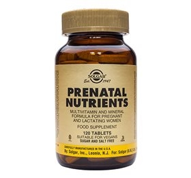 Image of Prenatal mulitvitaminer til gravide Solgar 120 tab