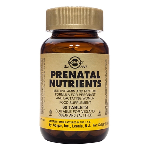 Image of Prenatal mulitvitaminer til gravide Solgar 60 tabl