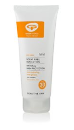 Image of Green People Sun lotion SPF 30 Scent Free - 100 ml