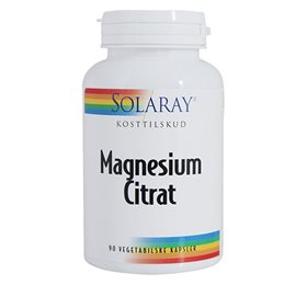 Image of Magnesium Citrat Solaray - 90 Kapsler