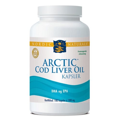 Image of Cod Liver Oil med citrus - 180 kapsler