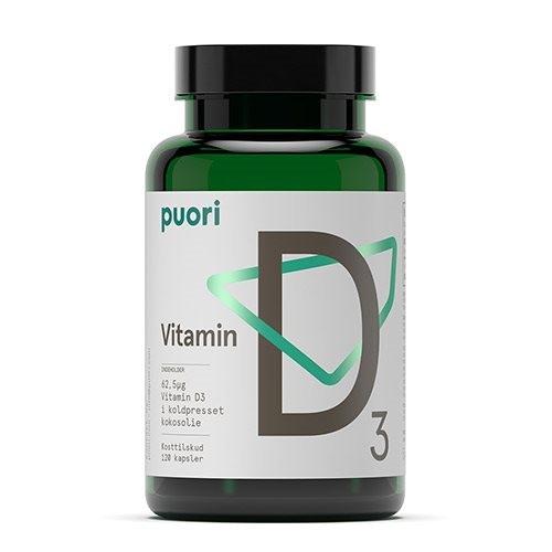 Image of D3 kokos fra PurePharma - 120 kapsler